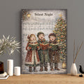 Silent Night Christmas Canvas Print