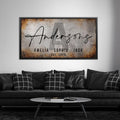 Personalized Modern Farmhouse Wall Art