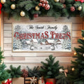 Personalized Christmas Tree Farm Canvas