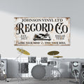 Personalized Record Co Sign – Custom Music Studio Wall Art