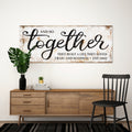 And So Together They Built a Life Sign