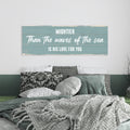 Mightier Than the Waves of the Sea Sign – Christian Rustic Box Décor