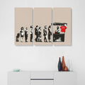 Banksy Destroy Capitalism Canvas Print