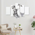 Banksy Game Changer Super Nurse Hospital Canvas Print