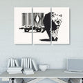 Banksy Barcode Canvas Print