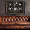 Personalized Premium Bourbon Sign Canvas